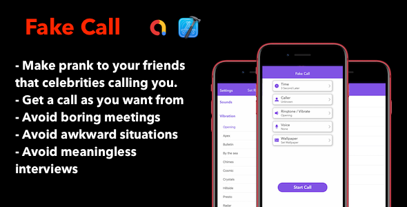 Chamada falsa – aplicativo iOS com Admob