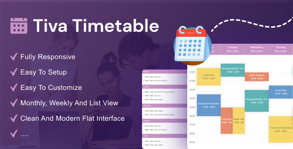 TIVA TIMETABLE