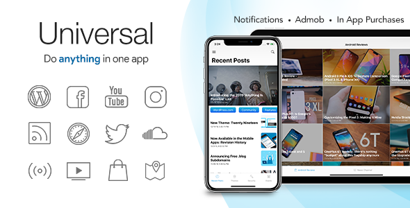 Universal para iOS – App iOS multiuso completo