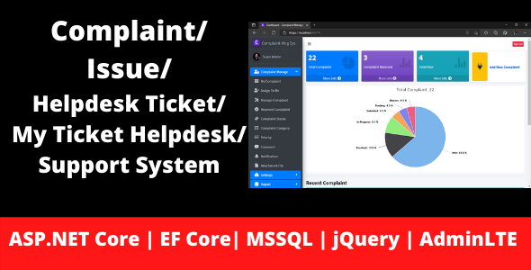 Reclamação | Edição | Ticket helpdesk | MEU SISTEMA DE SUPORTE DE ALGUNDAÇÃO DE HOLPDESK DE TINTRO | Núcleo do asp.net | EF núcleo