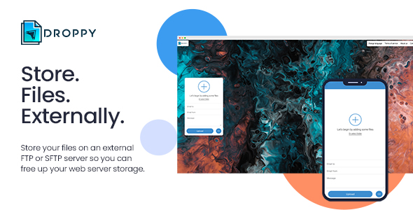 FTP – transferência e compartilhamento de arquivos online do Droppy