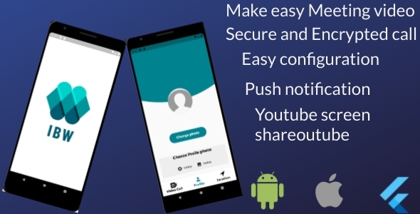IBW -MEET – FLUTTTER VIDEIRA ENGETENHA APP para Android e iOS