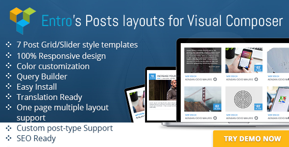 WordPress Publica layouts para WPBakery Page Builder