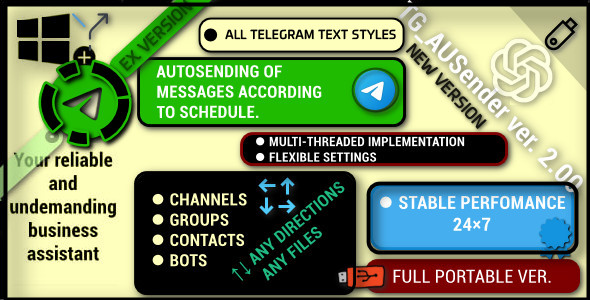 TG_AUSENDE | Ferramenta de mensagens de telegrama
