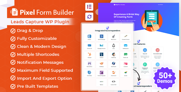 Pixel – Form Builder e Leads Capture WordPress Plugin
