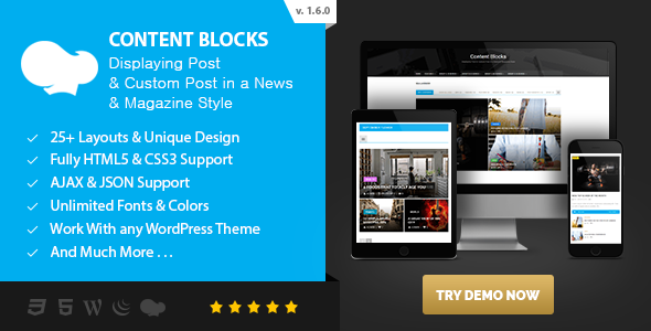 Layout de bloqueios de conteúdo para WPBakery Page Builder – Notícias e estilo de revista