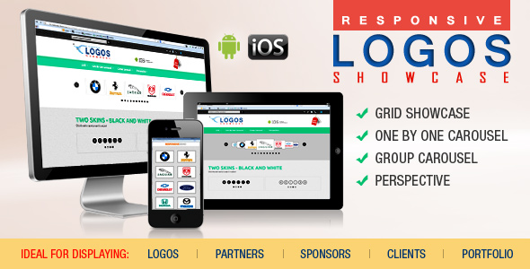 Logos Showcase Pro – Grid – Carrossel – Perspectiva