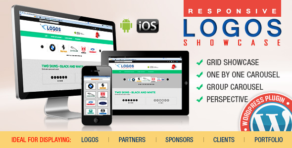Mostra de Logos do WordPress – Grade e Carrossel