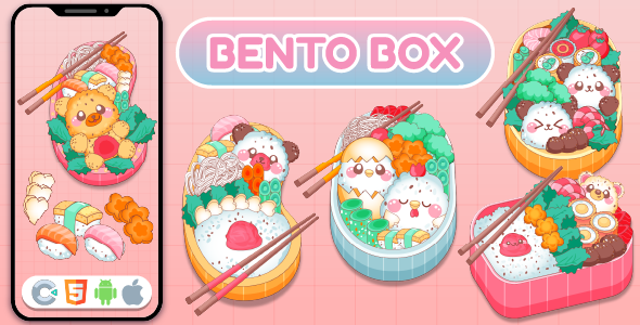 Bento Box – Jogo de culinária – HTML5, Construct 3