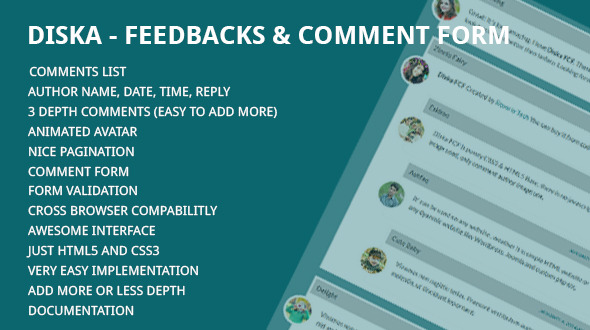 Diska – Feedbacks & Comment Form