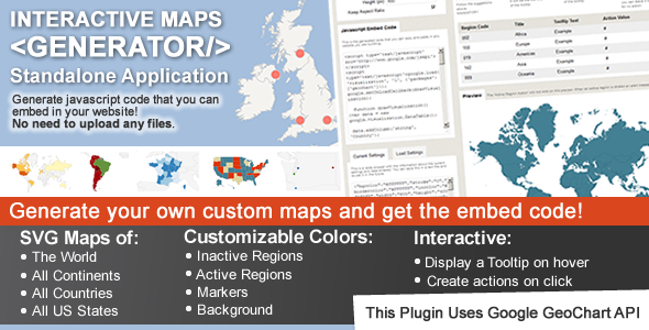 Gerador de mapas interativos