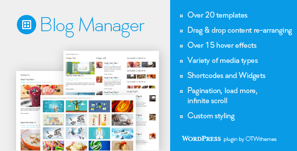 Gerente de blog para WordPress