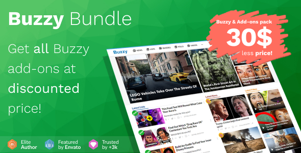 Bundle Buzzy – Script de mídia viral