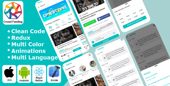 Crowdfunding – Fundraiser | Charity React