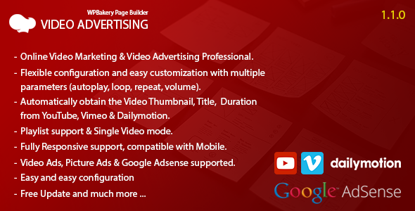 Publicidade de vídeo – Addon for WPBakery Page Builder