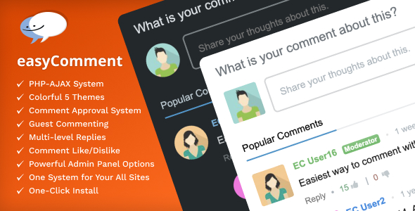 EasyComment – Script de comentário PHP