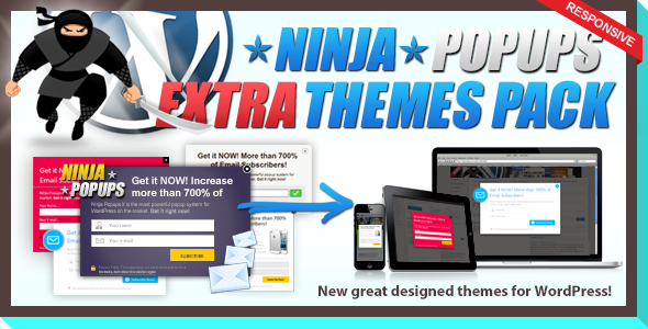 Temas pacote para pop -ups ninjas