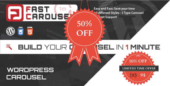Carrossel rápido – plug -in premium do WordPress