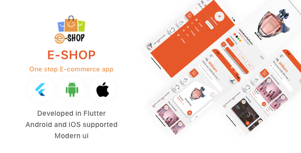 Kit de interface de usuário de compras de comércio eletrônico de e-shop