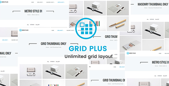 Grid Plus – Layout de grade ilimitado