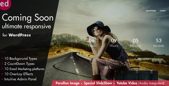 Em breve, contagem regressiva plugin WordPress Responsive