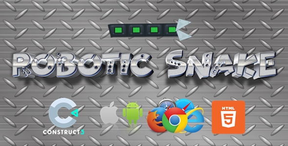 Snake Robotic – Jogo Casual – Desktop/Mobile – HTML5