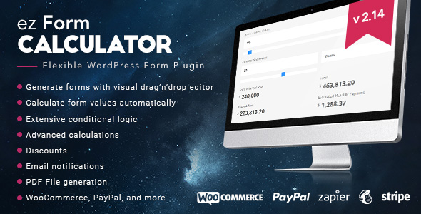 calculadora de formulário EZ – plug -in do WordPress