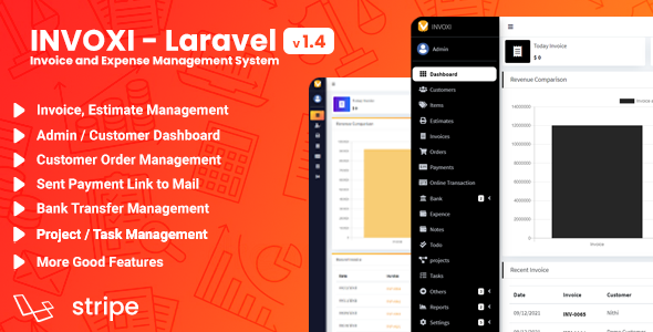 Invoxi – Sistema de Gerenciamento de Fatura e Despesas de Laravel