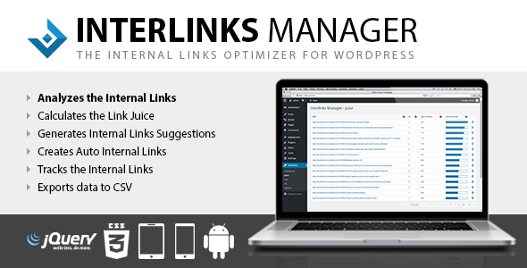 Interlinks Manager – Otimizador de links internos para WordPress