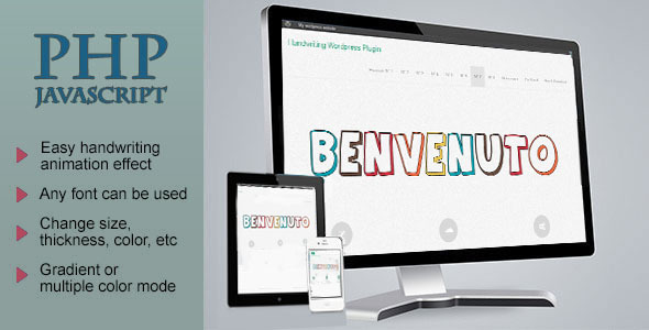 Texto animado de caligrafia – SVG e responsivo