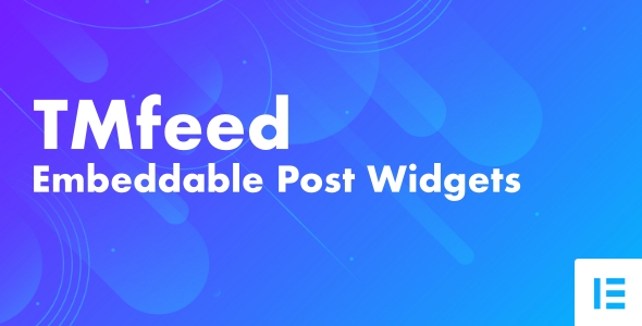 Tmfeed – widgets de postagem incorporável wordpress para elementar