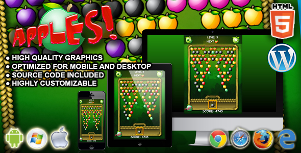 Maçãs – jogo html5