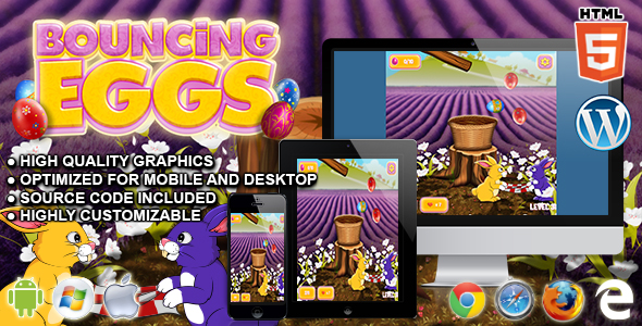 Ovos saltitantes – jogo de física html5