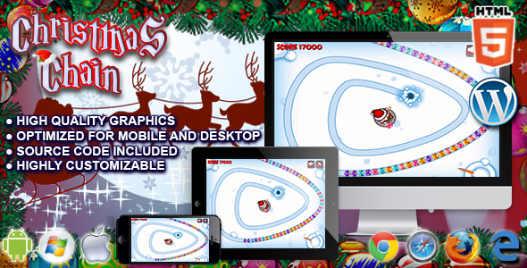 Cadeia de Natal – Jogo HTML5