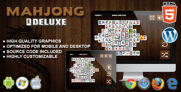 Mahjong Deluxe – jogo html5
