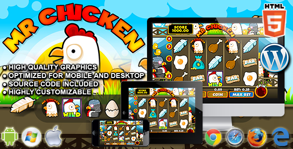 Slot Machine Mr Chicken – Html5 Casino Game