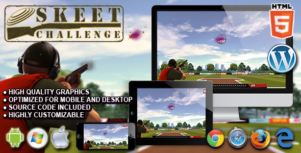 Skeet Challenge – HTML5 Sport Game