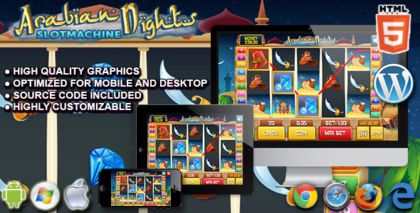 Slot Arabian – jogo de cassino html5