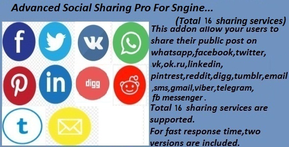Proputado Social Sharing Pro for Sngine