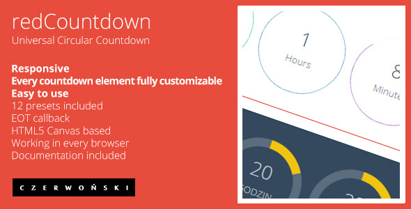 RedCountdown – contagem regressiva circular