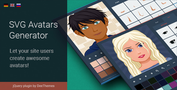 Gerador de avatares svg – plugin jQuery