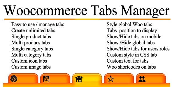 WooCommerce Tabs Manager