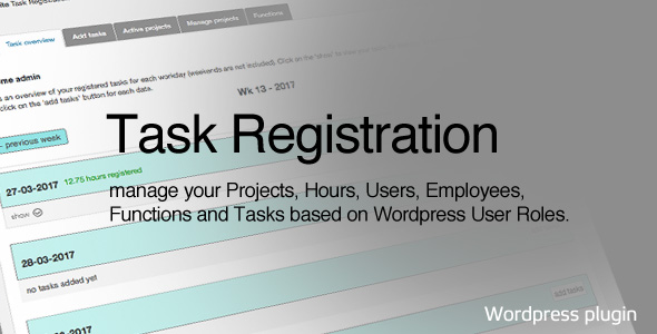 Registro de tarefas para WordPress