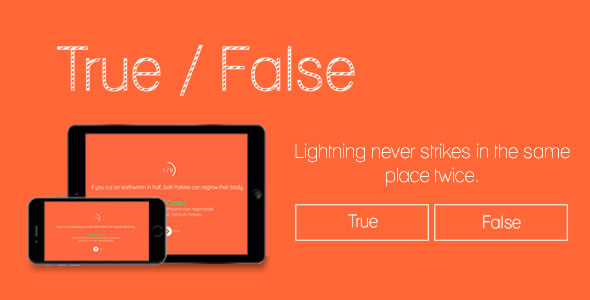 Verdadeiro ou falso – jogo html5