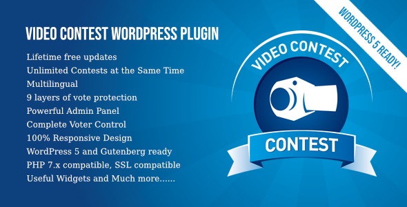 Plugin do WordPress concurso de vídeo