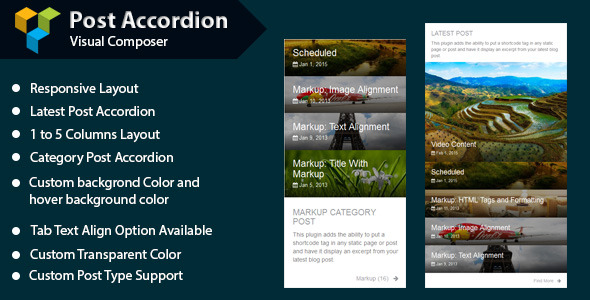 WPBakery Page Builder – Post Accordion
