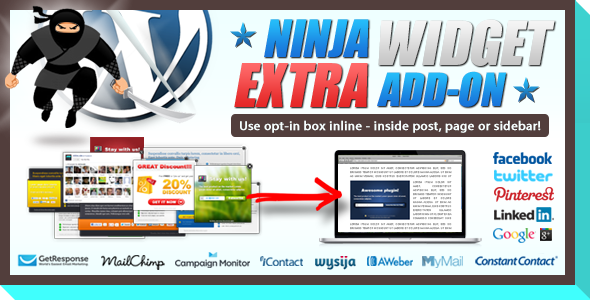 Widget Ninja Widget Extra Of
