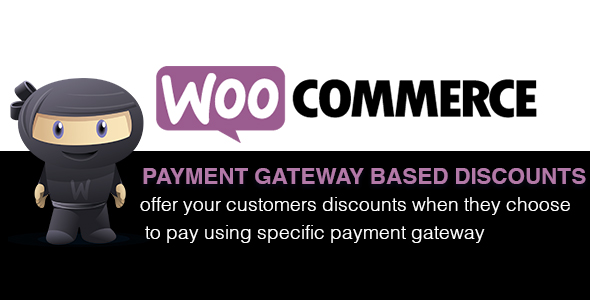 Descontos baseados em gateway de pagamento de wooCommerce