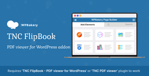 WPBakery – TNC FlipBook – PDF Viewer for WordPress Addon