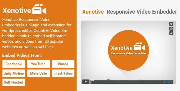 Incorporador de vídeo responsivo xenotivo